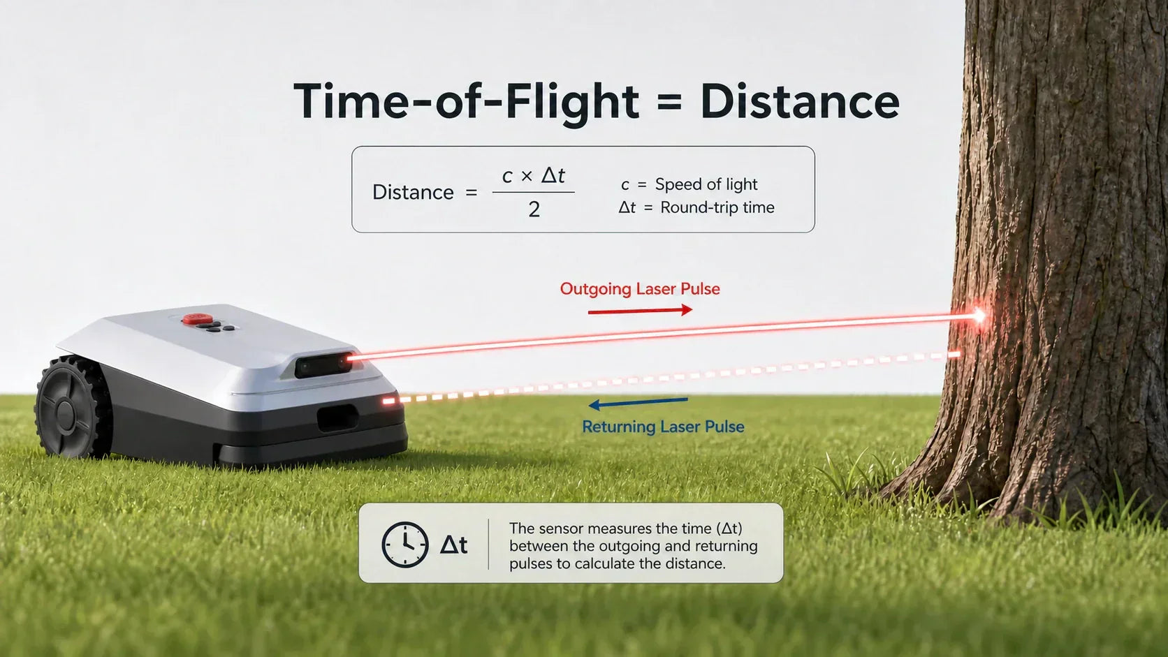 how lidar of robotic mower works