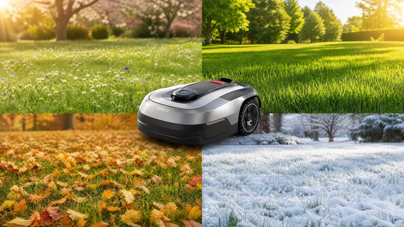 Seasonal Maintenance Guide for robotic lawnmower